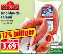 Norma 1 ROSTOCKER Knoblauch- salami Angebot