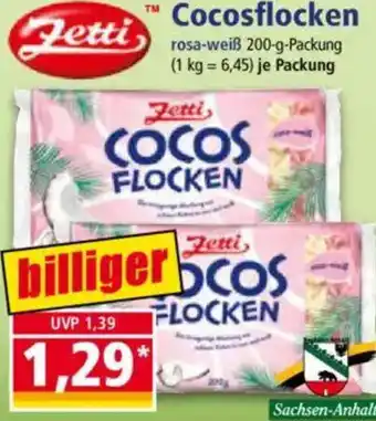 Norma Zetti Cocosflocken Angebot