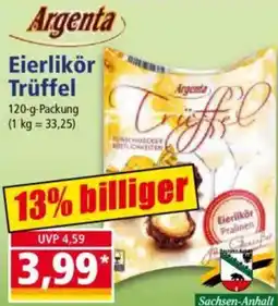 Norma Argenta Eierlikör Trüffel Angebot