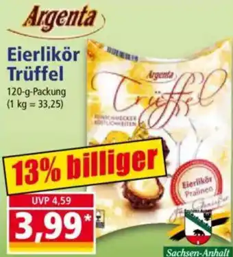 Norma Argenta Eierlikör Trüffel Angebot