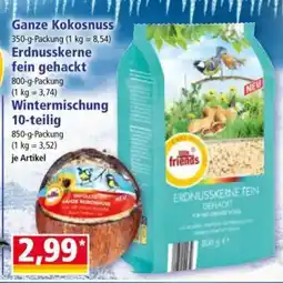 Norma little friends Ganze Kokosnuss Erdnusskerne fein gehackt Wintermischung Angebot