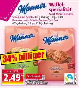 Norma Manner Waffel- spezialität Angebot