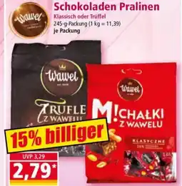 Norma Schokoladen Pralinen Klassisch oder Trüffel Angebot