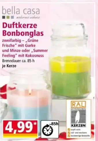 Norma bella casa Duftkerze Bonbonglas Angebot