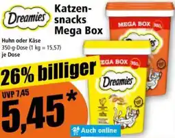 Norma Dreamies Katzen- snacks Mega Box Angebot