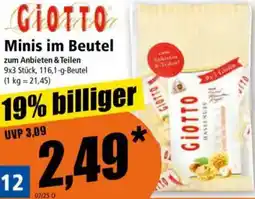 Norma GIOTTO Minis im Beutel Angebot