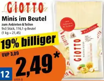 Norma GIOTTO Minis im Beutel Angebot