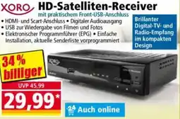 Norma XORO HD-Satelliten-Receiver Angebot