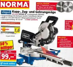 Norma Scheppach Kapp-, Zug- und Gehrungssäge Angebot