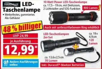 Norma MAXIMUS LED- Taschenlampe Angebot