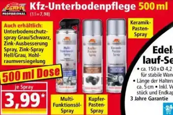 Norma Kfz-Unterbodenpflege Angebot