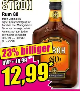 Norma STROH Rum 80 Angebot