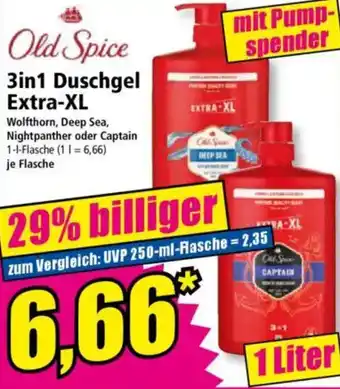 Norma Old Spice 3in1 Duschgel Extra-XL Angebot