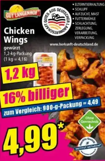 Norma GUT LANGENHOF Chicken Wings Angebot