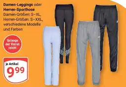 Globus Damen-Leggings oder Herren-Sporthose Angebot