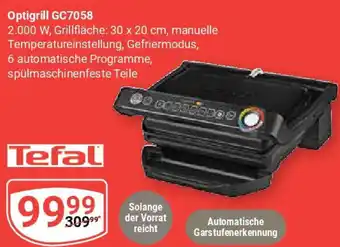 Globus Optigrill GC7058 Tefal Angebot