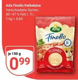 Globus Arla Finello Reibekäse Angebot