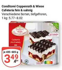 Globus Conditorei Coppenrath & Wiese Cafeteria fein & sahnig Angebot