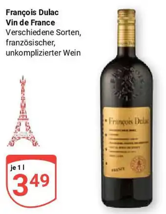 Globus François Dulac Vin de France Angebot