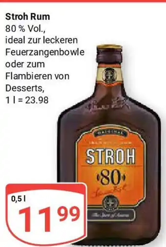 Globus Stroh Rum Angebot