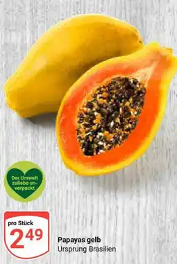 Globus Papayas gelb Angebot