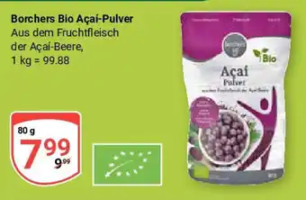 Globus Borchers Bio Açaí-Pulver Angebot