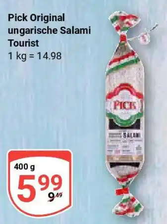 Globus Pick Original ungarische Salami Tourist Angebot