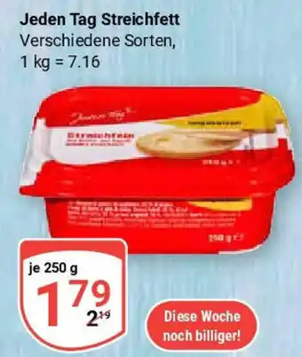 Globus Jeden Tag Streichfett Angebot