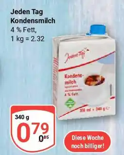 Globus Jeden Tag Kondensmilch Angebot