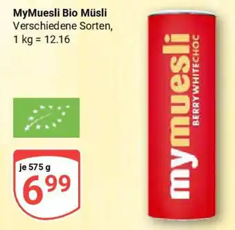 Globus MyMuesli Bio Müsli Angebot