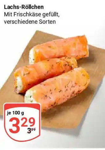 Globus Lachs-Röllchen Angebot