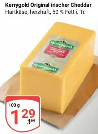 Globus Kerrygold Original irischer Cheddar Angebot