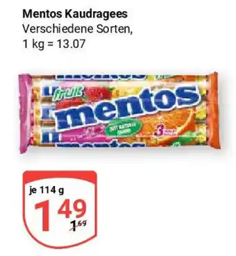 Globus Mentos Kaudragees Angebot