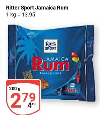 Globus Ritter Sport Jamaica Rum Angebot