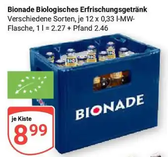 Globus Bionade Biologisches Erfrischungsgetränk Angebot