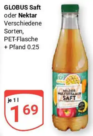 Globus GLOBUS Saft oder Nektar Angebot