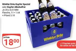 Globus Winkler Bräu Kupfer Spezial oder Kupfer Alkoholfrei Angebot