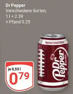 Globus Dr Pepper Verschiedene Sorten Angebot