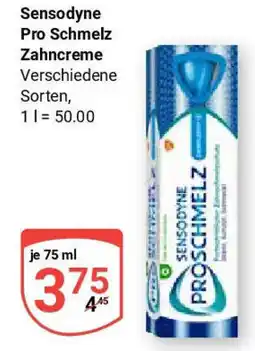 Globus Sensodyne Pro Schmelz Zahncreme Angebot