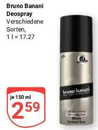 Globus Bruno Banani Deospray Angebot