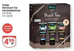 Globus Kneipp Men Dusch Trio Geschenkpackung Angebot