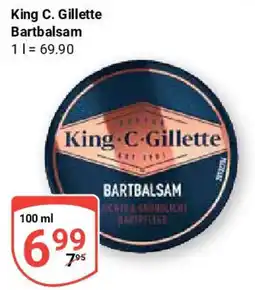 Globus King C. Gillette Bartbalsam Angebot