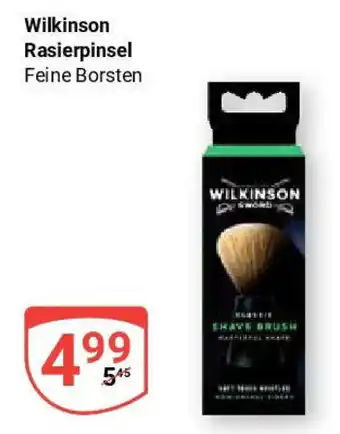 Globus Wilkinson Rasierpinsel Feine Borsten Angebot