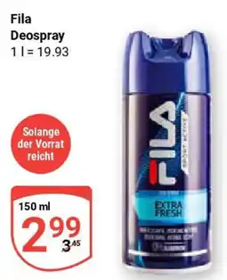 Globus Fila Deospray Angebot