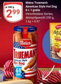 Globus Meica Trueman's American Style Hot Dog Angebot