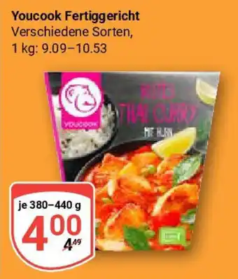 Globus Youcook Fertiggericht Angebot