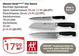 Globus ZWILLING Messer-Serie Vier Sterne Angebot