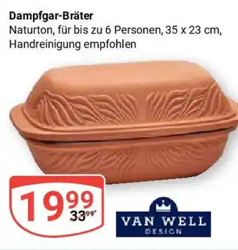 Globus VAN WELL Dampfgar-Bräter Angebot