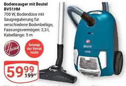 Globus Bodensauger mit Beutel BV51 HM Hoover Angebot