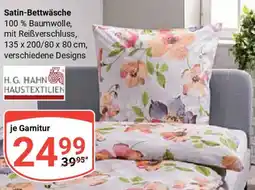 Globus Satin-Bettwäsche H.G. HAHN HAUSTEXTILIEN Angebot